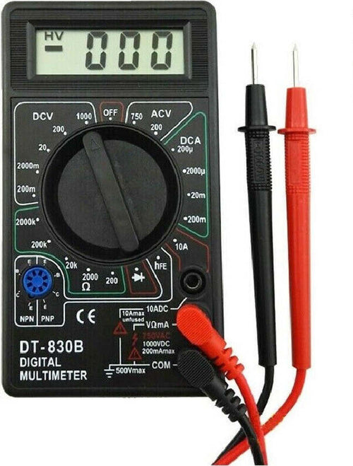 Tester Multimetro Digitale Con Puntali Volt Ampere Professionale Dt-830 B Fai da te/Materiale elettrico/Attrezzi e tester/Multimetri Trade Shop italia - Napoli, Commerciovirtuoso.it