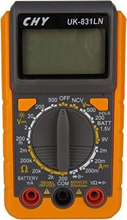 TESTER MULTIMETRO DIGITALE LCD CON PUNTALI RILEVATORE AMPERE UK-831LN Fai da te/Materiale elettrico/Attrezzi e tester/Multimetri Trade Shop italia - Napoli, Commerciovirtuoso.it