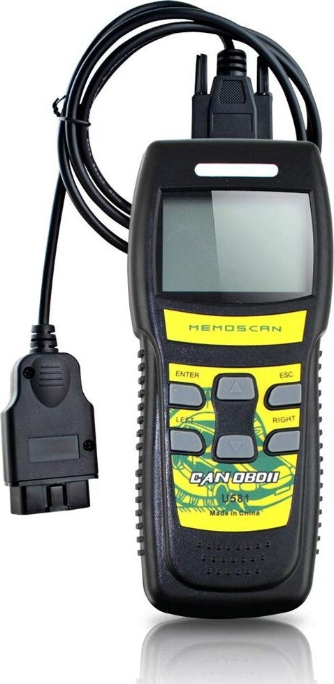 TESTER OBD2 II SCANNER LETTORE DI CODICI DIAGNOSTICA LA CENTRALINA AUTO COD.U581  Trade Shop italia - Napoli, Commerciovirtuoso.it