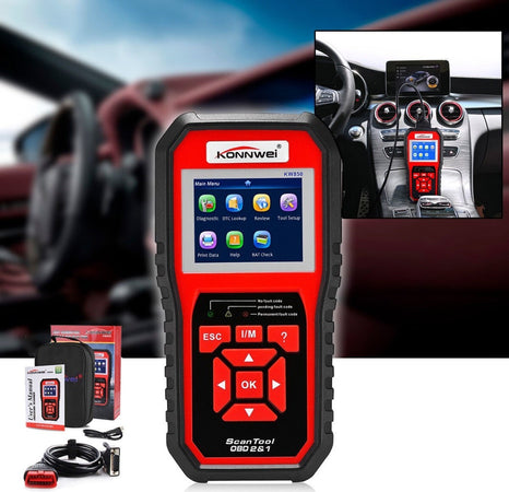 TESTER OBDII/OBD2 EOBD LETTORE CODICE DIAGNOSTICO KW850 DIAGNOSI AUTO ODB OBD2  Trade Shop italia - Napoli, Commerciovirtuoso.it