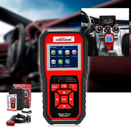 TESTER OBDII/OBD2 EOBD LETTORE CODICE DIAGNOSTICO KW850 DIAGNOSI AUTO ODB OBD2  Trade Shop italia - Napoli, Commerciovirtuoso.it