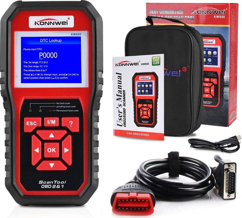 TESTER OBDII/OBD2 EOBD LETTORE CODICE DIAGNOSTICO KW850 DIAGNOSI AUTO ODB OBD2  Trade Shop italia - Napoli, Commerciovirtuoso.it