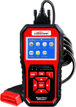 TESTER OBDII/OBD2 EOBD LETTORE CODICE DIAGNOSTICO KW850 DIAGNOSI AUTO ODB OBD2  Trade Shop italia - Napoli, Commerciovirtuoso.it