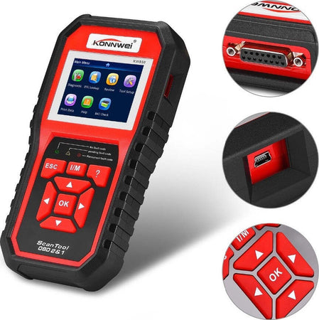 TESTER OBDII/OBD2 EOBD LETTORE CODICE DIAGNOSTICO KW850 DIAGNOSI AUTO ODB OBD2  Trade Shop italia - Napoli, Commerciovirtuoso.it