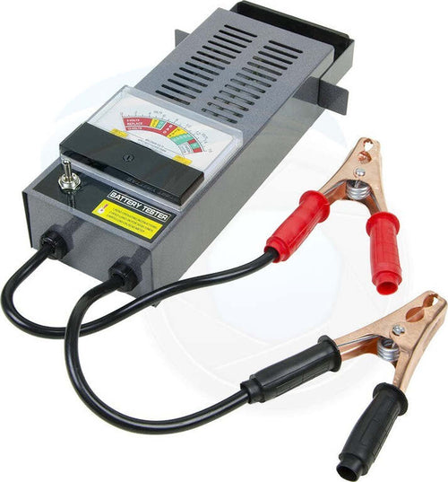 TESTER PORTATILE PER CONTROLLO BATTERIA AUTO MOTO DA 100 AMP A 6V E 12V CON CAVI  Trade Shop italia - Napoli, Commerciovirtuoso.it