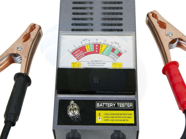 TESTER PORTATILE PER CONTROLLO BATTERIA AUTO MOTO DA 100 AMP A 6V E 12V CON CAVI  Trade Shop italia - Napoli, Commerciovirtuoso.it