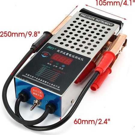 Tester Portatile Per Controllo Batteria Auto Moto Da 125 Amp A 6v E 12v Con Cavi Manutenzione Auto Trade Shop italia - Napoli, Commerciovirtuoso.it