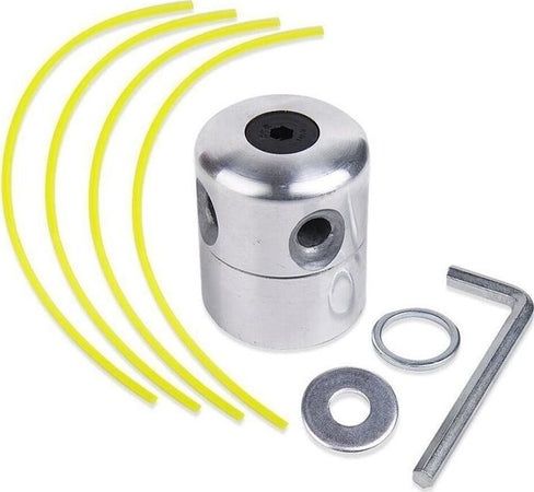 Testina Decespugliatore Universale 4 Fili - Testa Tagliaerba In Alluminio Per Tutte Le Stagioni - Foto 3