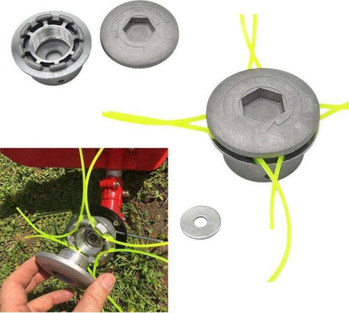 Testina-In-Alluminio-Universale-Per-Decespugliatore-Tosaerba-Tagliaerba-4-Fili