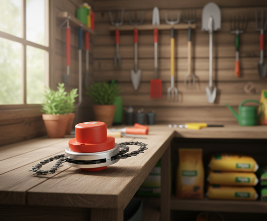 Testina Ricambio Per Rasaerba A Catena 65mm In Acciaio Decespugliatore Erba