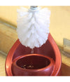 Testina Rotonda Di Ricambio Per Scopino Wc Spazzolone Pulizia Bagno Bianco 79826