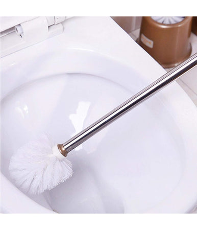 Testina Rotonda Di Ricambio Per Scopino Wc Spazzolone Pulizia Bagno Bianco 79826