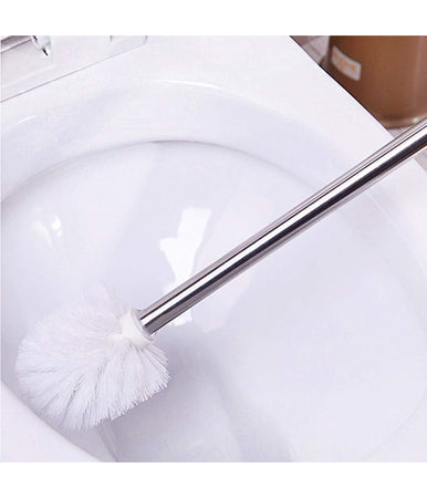 Testina Tonda Per Scopino Wc Ricambio Spazzolone Pulizia Bagno Bianco 10cm 79825