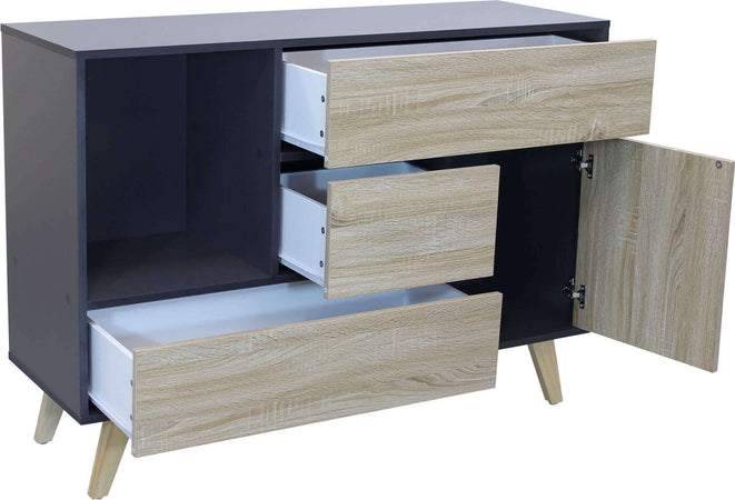 TETLIS---madia-moderna-con-tre-cassetti-e-un-anta-119x39,5x85,6-h-Antracite-Milani-Home