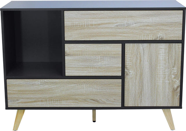 TETLIS---madia-moderna-con-tre-cassetti-e-un-anta-119x39,5x85,6-h-Antracite-Milani-Home