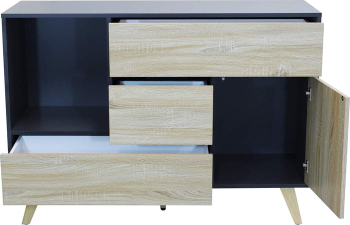 TETLIS---madia-moderna-con-tre-cassetti-e-un-anta-119x39,5x85,6-h-Antracite-Milani-Home