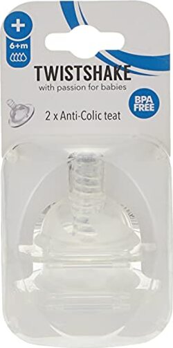 Tettarella Anti-Colic Twistshake Silicone 6+ Prima infanzia/Allattamento e pappa/Allattamento con biberon/Tettarelle La Casa Del Bebè - Napoli, Commerciovirtuoso.it