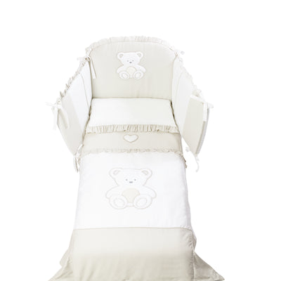 Completo Sfilabile PONY Italbaby Peluche 4 Pz. Tortora
