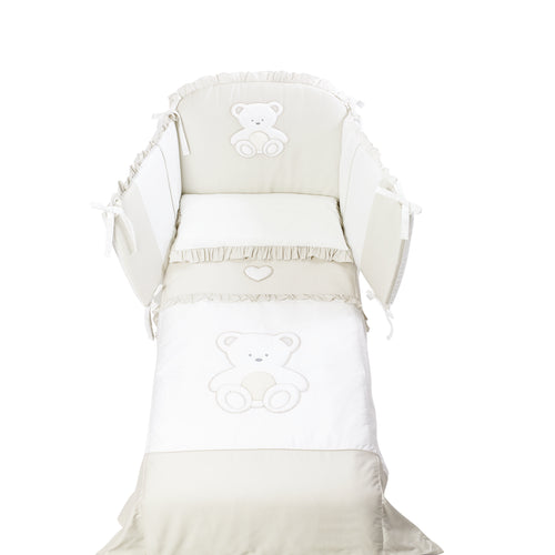 Completo Sfilabile PONY Italbaby Peluche 4 Pz. Tortora
