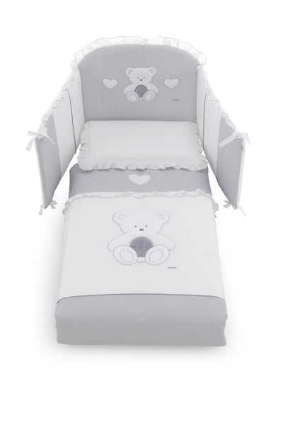 Completo Sfilabile PONY Italbaby Peluche 4 Pz. Grigio