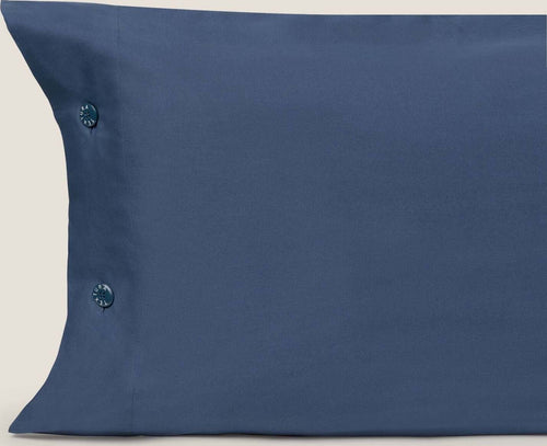 Textura Set 2 Federe in cotone biologico Blu Casa e cucina/Tessili per la casa/Biancheria da letto/Lenzuola e federe/Federe Scontolo.net - Potenza, Commerciovirtuoso.it