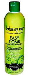Texture My Way Easy Comb Leave-In Detangling 12oz Balsamo Senza Risciacquo per Capelli Ricci Sciogli Nodi
