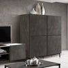 THALIA---credenza-moderna-con-ante-ammortizzate-cm-136-x-50-x-151-h-Antracite-Milani-Home