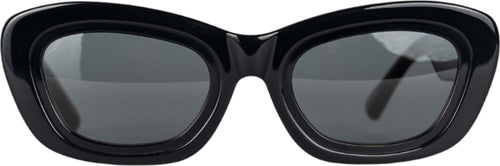 THE-ATTICO-Rania-Cat-Eye-Sunglasses-in-Black-da-uomo