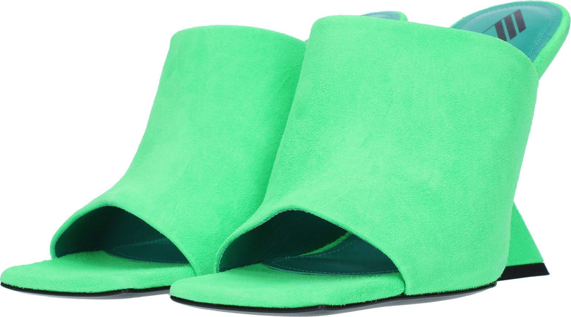 The-Attico-Scarpe-con-Tacco-Verde-da-donna