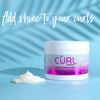 The Curl Company Curl Gel 300ml Gel Per Capelli Ricci Anti Crespo Gel Anti Umidità Americano Lunga Tenuta