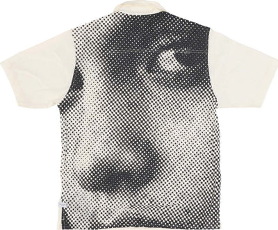 THE-HUNDREDS-Camicia-Manica-Corta-Uomo-Face-Woven-Off-White-da-uomo