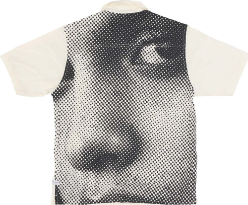 THE-HUNDREDS-Camicia-Manica-Corta-Uomo-Face-Woven-Off-White-da-uomo