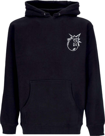 THE-HUNDREDS-Felpa-Cappuccio-Uomo-Chrome-Adam-Pullover-Black-da-uomo