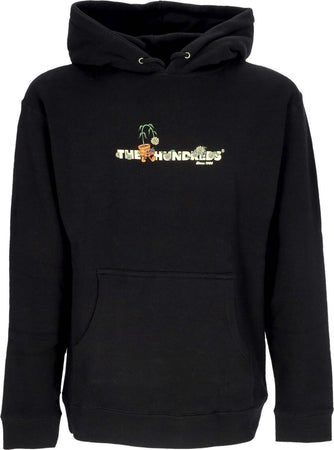 THE-HUNDREDS-Felpa-Cappuccio-Uomo-Passion-&amp;-Patience-Pullover-Black-da-uomo