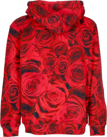 THE-HUNDREDS-Felpa-Cappuccio-Uomo-Rosa-Pullover-Red-da-uomo