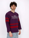 THE-HUNDREDS-Felpa-Leggera-Tipo-Hockey-Uomo-All-Star-Hockey-Jersey-Purple-da-uomo