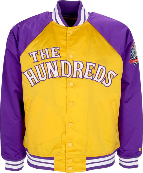 THE-HUNDREDS-Giubbotto-Bomber-Uomo-Avalon-Jacket-Gold-da-uomo