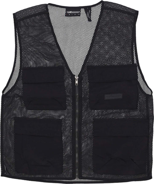 THE-HUNDREDS-Smanicato-Uomo-Honeycomb-Vest-Black-da-uomo