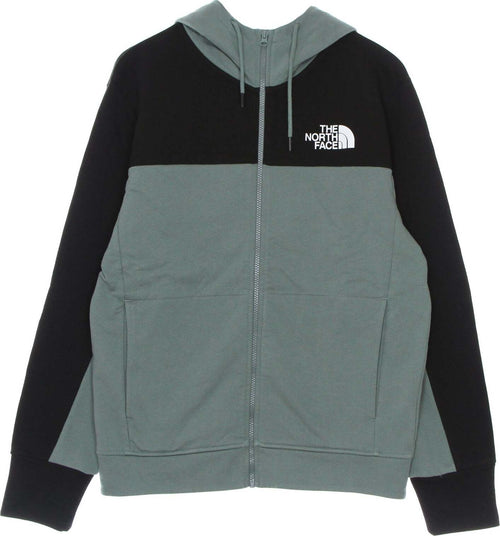 THE-NORTH-FACE-Felpa-Cappuccio-Zip-Uomo-Himalayan-Full-Zip-Hd-Balsam-Green-da-uomo