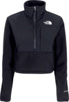 THE-NORTH-FACE-Giubbotto-Pile-Donna-W-Denali-Crop-Black-da-donna