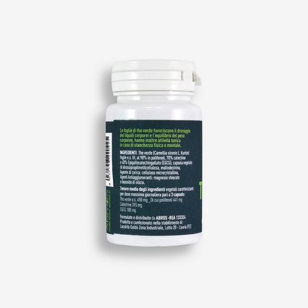 Tè Verde 50 Capsule – Antiossidante Naturale, Drenante e Tonico per Peso e Cuore