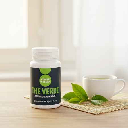 Antiossidante Naturale Tè Verde Drenante e Tonico per Peso e Cuore 50 Capsule