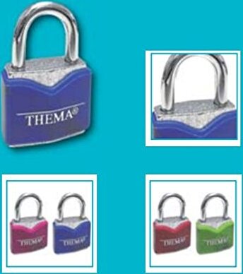 THEMA---LUCCHETTO-AD-ARCO-IN-ACCIAIO-CROMATO-RIVESTITO-IN-PVC,-40MM
