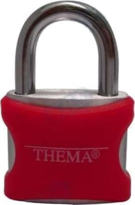 THEMA---LUCCHETTO-AD-ARCO-IN-ALLUMINIO-40MM---PLASTIFICATO-COLORATO---DIFFERENTI-COLORAZIONI-**