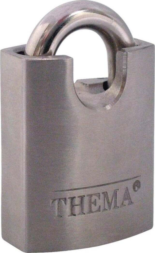 THEMA---LUCCHETTO-PLACCATO-CROMO-CON-ARCO-IN-ACCIAIO-PROTETTO-40MM