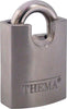 THEMA---LUCCHETTO-PLACCATO-CROMO-CON-ARCO-IN-ACCIAIO-PROTETTO-40MM