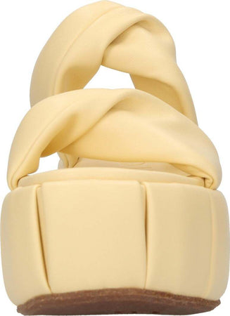 THEMOIRE'-Scarpe-con-Tacco-Giallo-da-donna