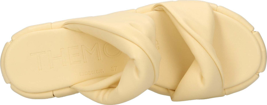 THEMOIRE'-Scarpe-con-Tacco-Giallo-da-donna