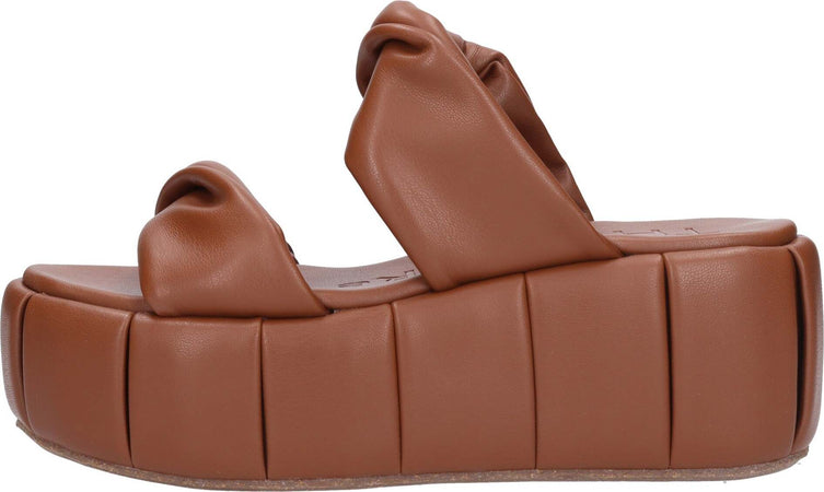 THEMOIRE'-Scarpe-con-Tacco-Marrone-da-donna