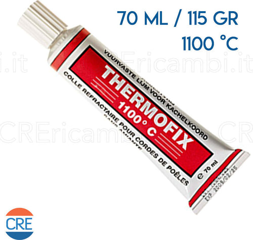 ThermoFix-Adesivo-Refrattario-1100°C,-70ml-/-115-gr-per-Stufe,-Caminetti,-Forni